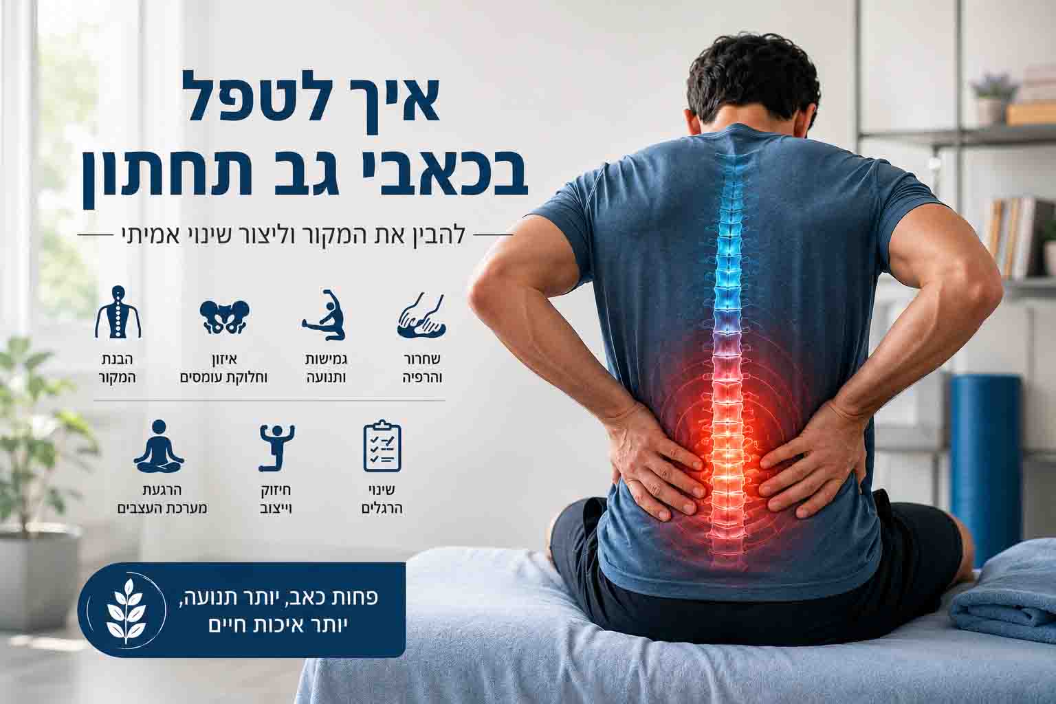 טיפול בכאבי גב תחתון
