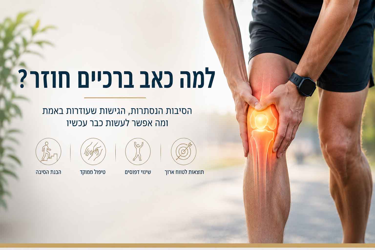 למה כאב ברכיים חוזר